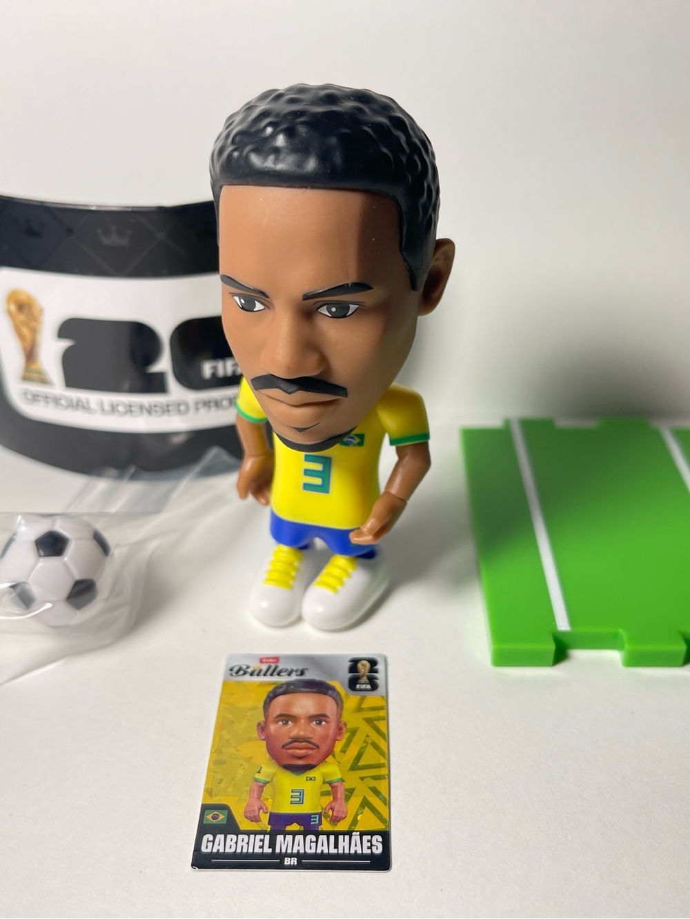 Gabriel Magalhães Brazil Soccer Figure — Yellow Jersey
